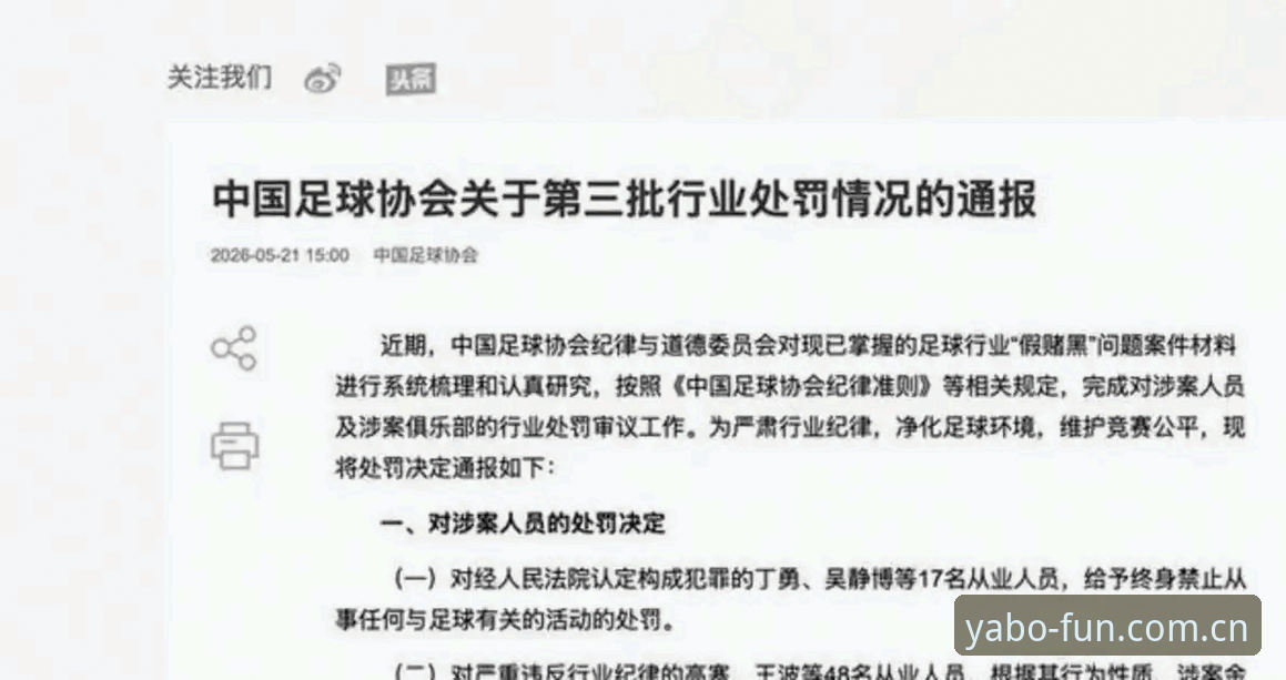 中国足协第三批禁足名单深度评测：65人受罚背后的行业风暴